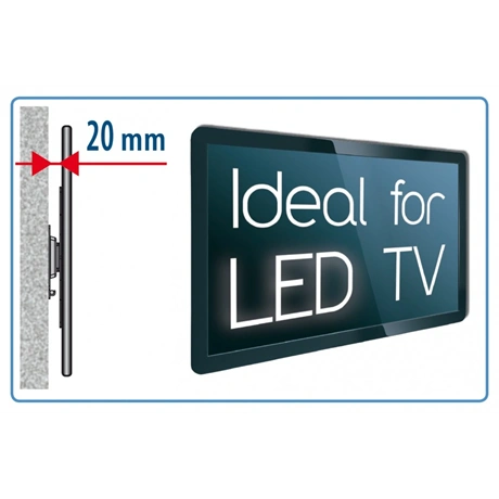 Meliconi 480954 Ultra Slim Fix 14-25" TV tartó