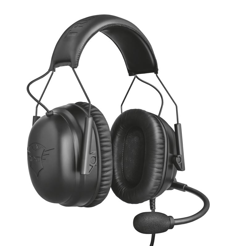 Trust GXT 444 Wayman Pro gamer headset fekete (23248) Trust GXT 444 Wayman Pro gamer headset fekete (23248)