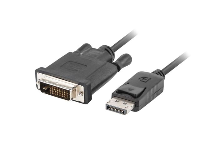 Lanberg DisplayPort --> DVI-D kábel 1.8m (CA-DPDV-10CU-0018-BK)