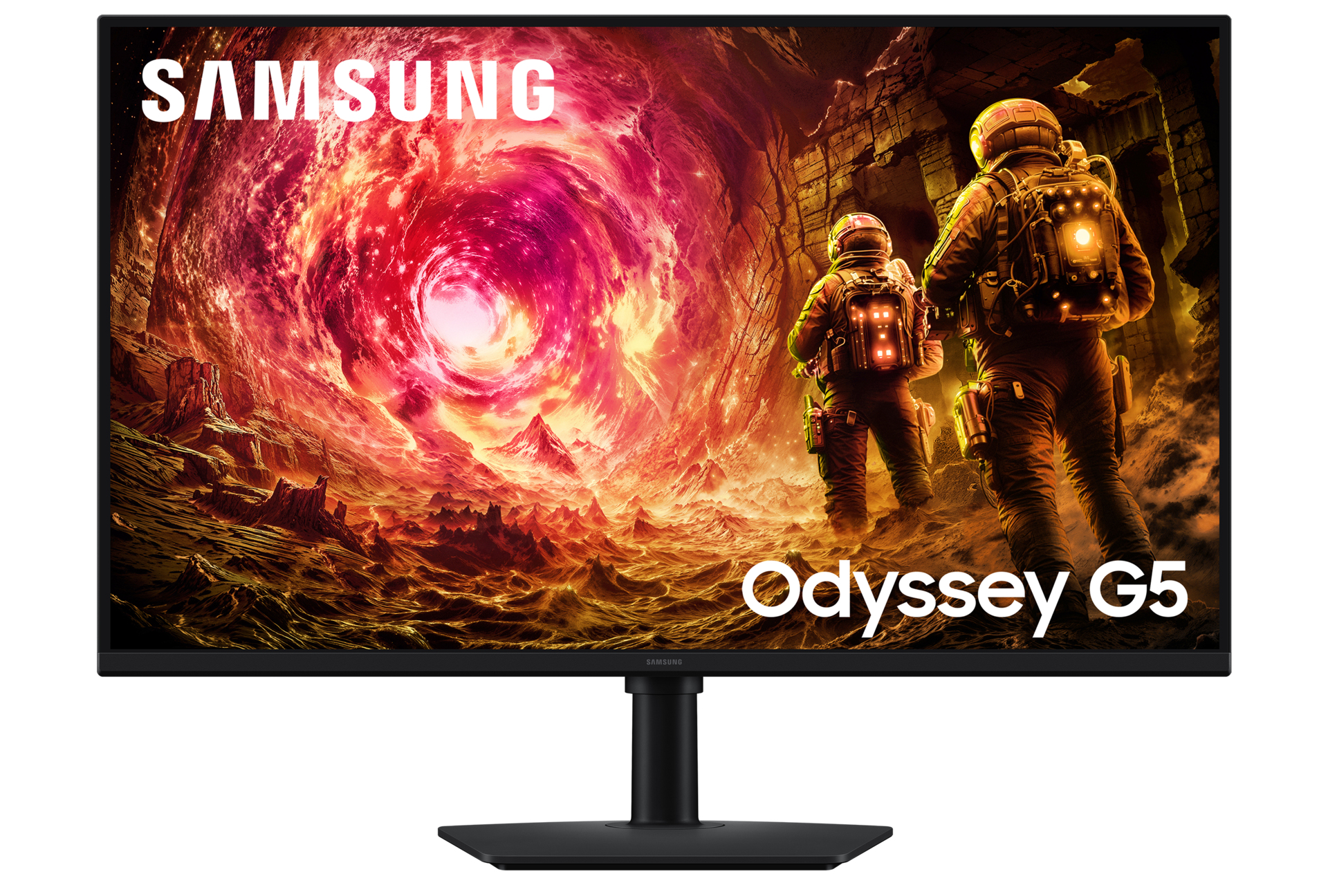 Samsung 32" Odyssey G5 G50F LS32FG506EUXEN Monitor - 2560x1440, QHD, LED, IPS, 180Hz, 1ms, FreeSync, G-Sync,  Pivot, Gamer, Fekete