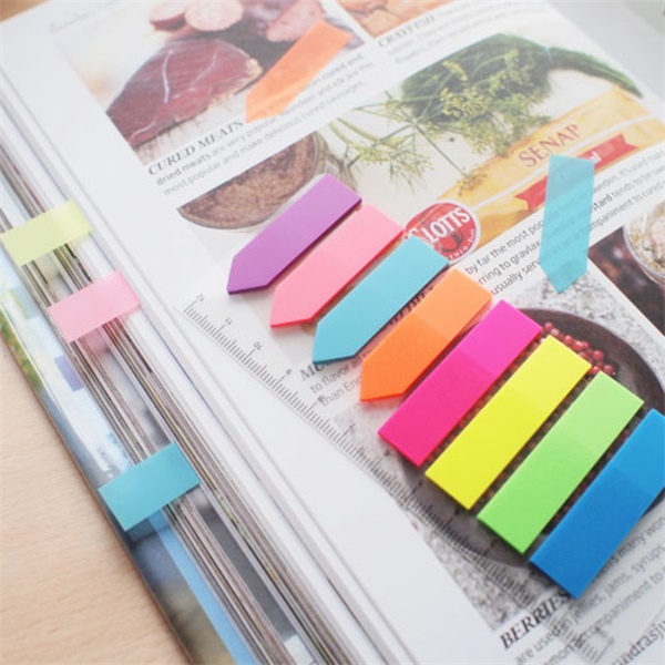 Stick`N 21143 42x12mm 5x25lapos nyíl formájú neon oldaljelölő címke Stick`N 21143 42x12mm 5x25lapos nyíl formájú neon oldaljelölő címke