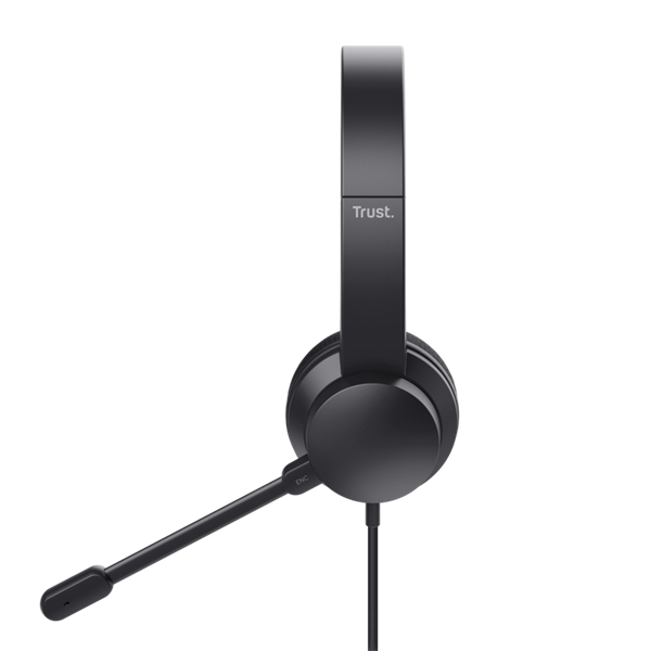 Trust 25089 Ayda USB-ENC PC vezetékes fekete headset