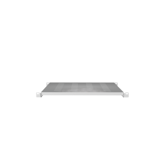 Lanberg 19" fix polc/tálca 1U/483x700mm 15kg maximum terhelhetőség szürke
