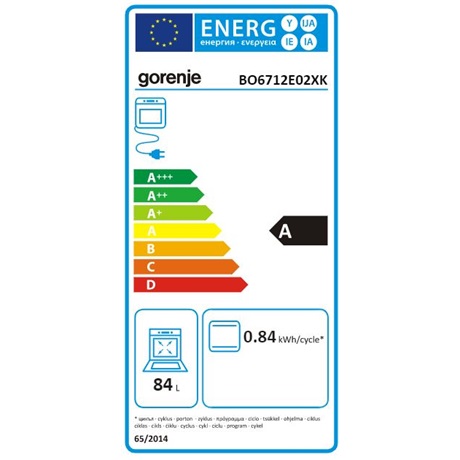 Gorenje BO6712E02XK SÜTŐ BEÉPÍTHETŐ