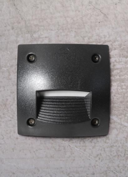 Fumagalli LETI 100 SQUARE ST LED 3W GX53 kültéri beépíthető falilámpa fekete (3C4.000.000.AYG1K)