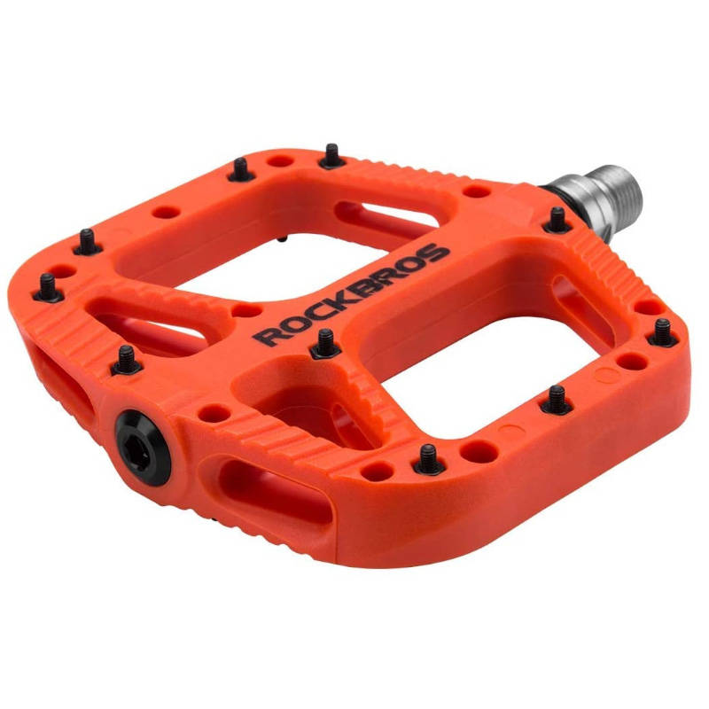 Rockbros 2018-12AOR Platform Pedals (Orange) Rockbros 2018-12AOR Platform Pedals (Orange)