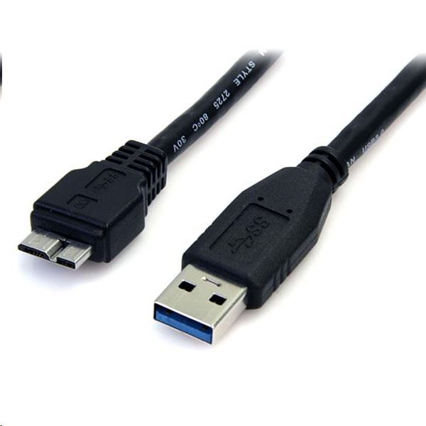 StarTech.com USB -> Micro USB kábel fekete (USB3AUB50CMB)