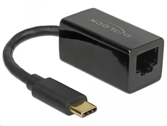 Delock 65904 USB Type-C > Gigabit LAN átalakító, kompakt, fekete Delock 65904 USB Type-C > Gigabit LAN átalakító, kompakt, fekete