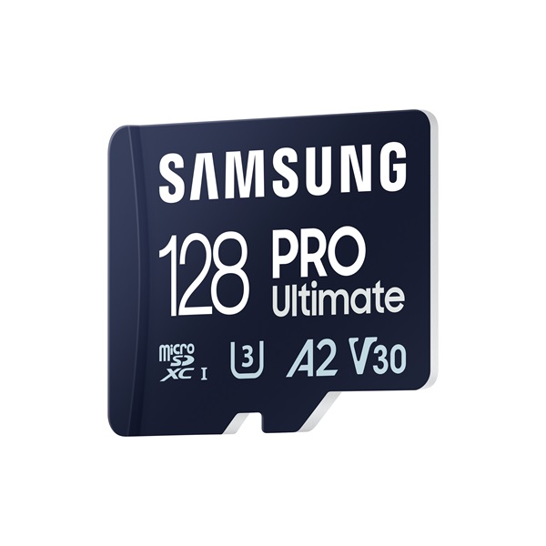 Samsung 128GB microSDXC Pro Ultimate Class10 U3 A2 V30 + adapterrel Samsung 128GB microSDXC Pro Ultimate Class10 U3 A2 V30 + adapterrel