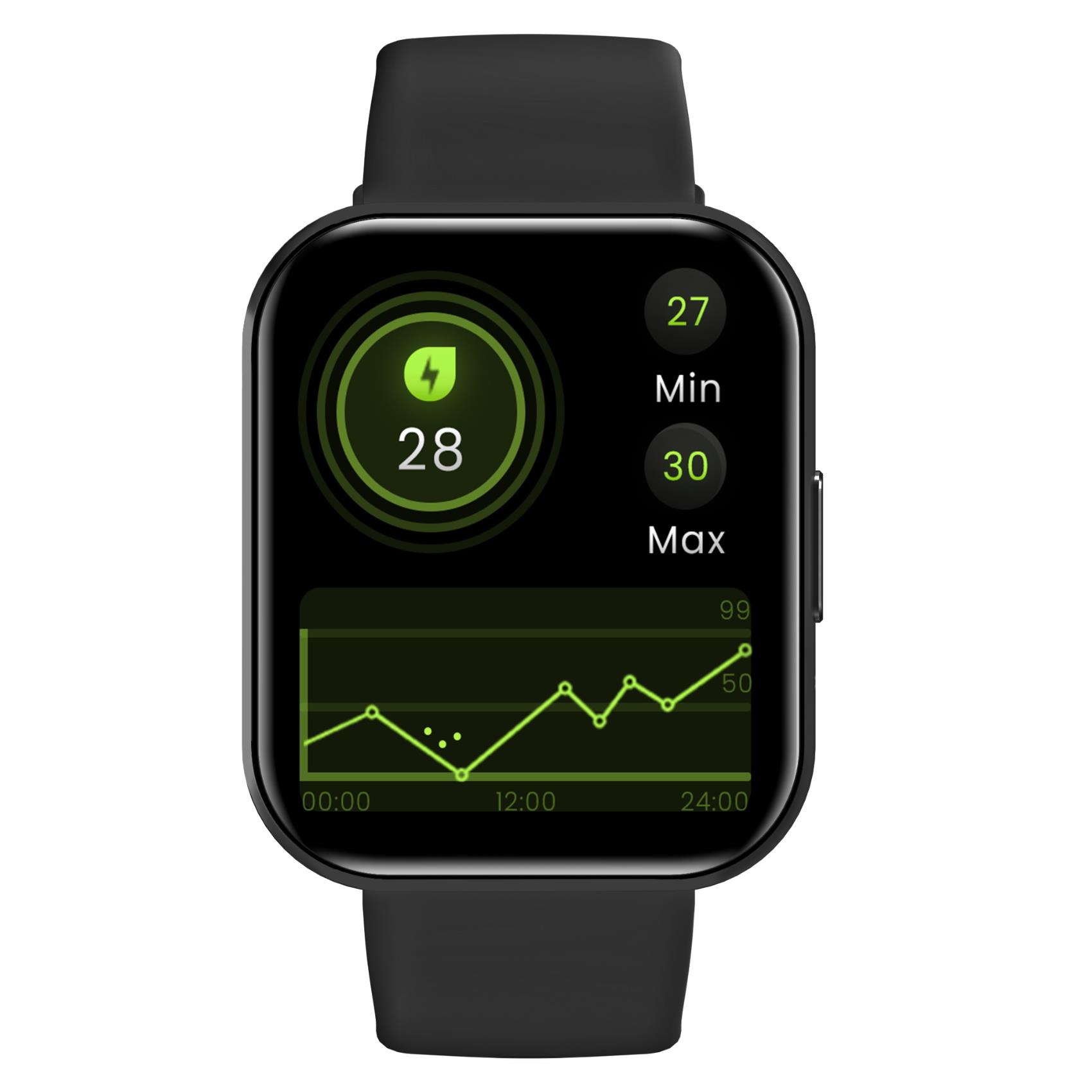 Celly Trainerwatch2 sport okosóra, hívásfunkció, lépés és pulzusmérés, 168 óra üzemidő, fekete