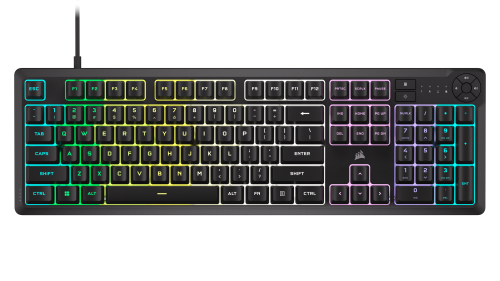 CORSAIR K55 CORE RGB Gamer Billentyűzet fekete CORSAIR K55 CORE RGB Gamer Billentyűzet fekete