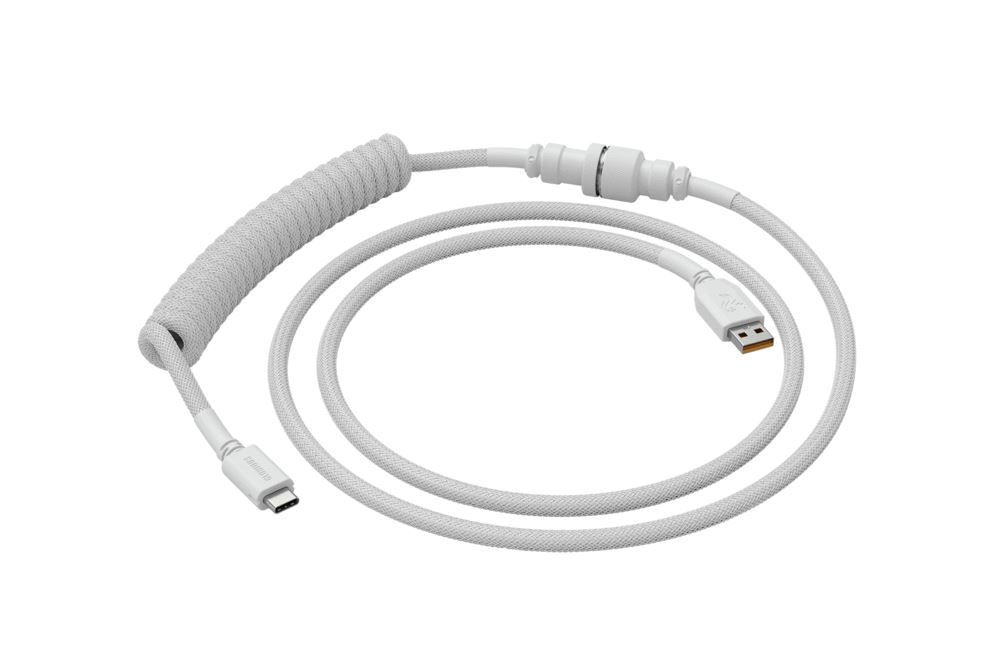 Glorious USB-C billentyűzet spirálkábel fehér (GLO-CBL-COIL-WHITE) Glorious USB-C billentyűzet spirálkábel fehér (GLO-CBL-COIL-WHITE)