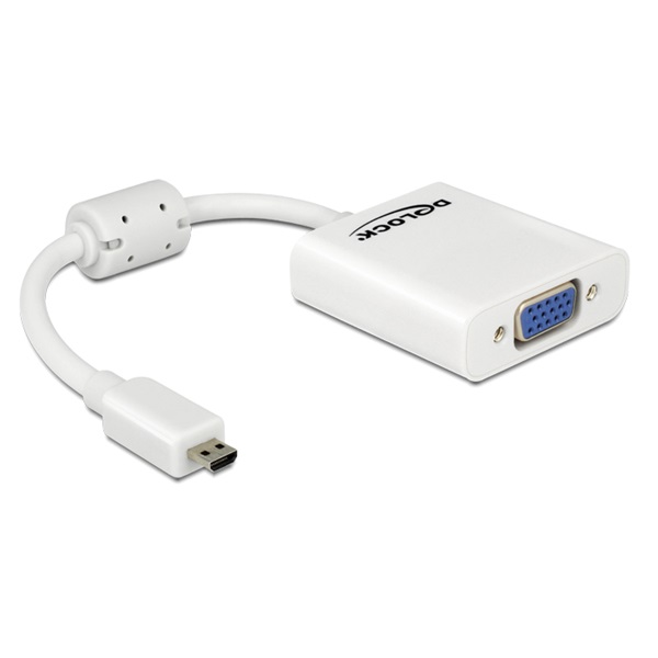 Delock 65347 HDMI-micro D apa -> VGA anya adapter