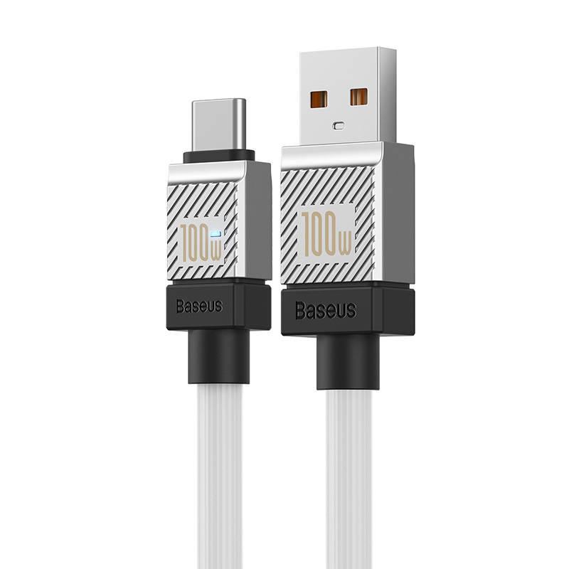 Cable USB do USB-C Baseus CoolPlay 100W 1m (white)