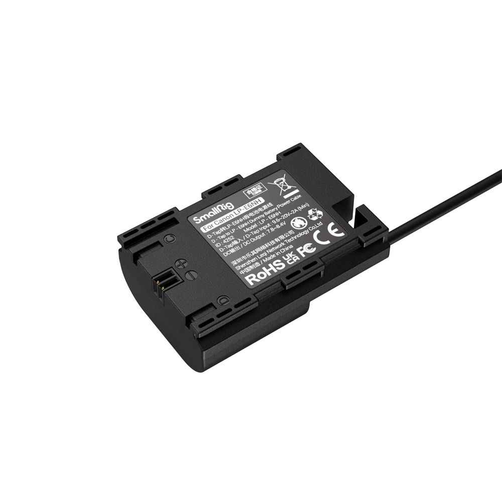 SMALLRIG D-Tap to LP-E6NH Dummy Battery Power Cable 