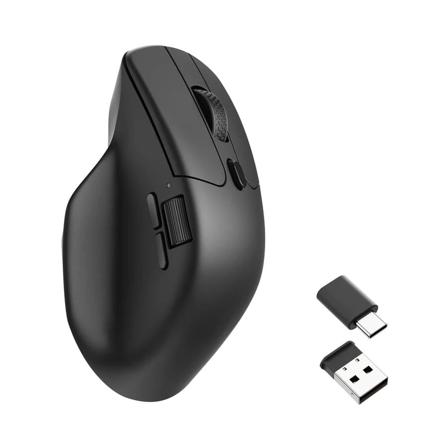 Keychron M6 1000Hz vezeték nélküli egér fekete  