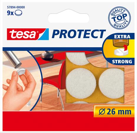 TESA Protect  karcolásgátló 26 mm Filckorong Fehér