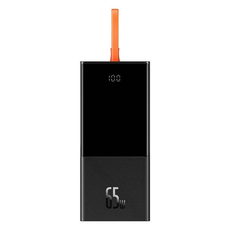 Baseus 20000mAh USB-C power bank PD 65W fekete (PPJL000001)