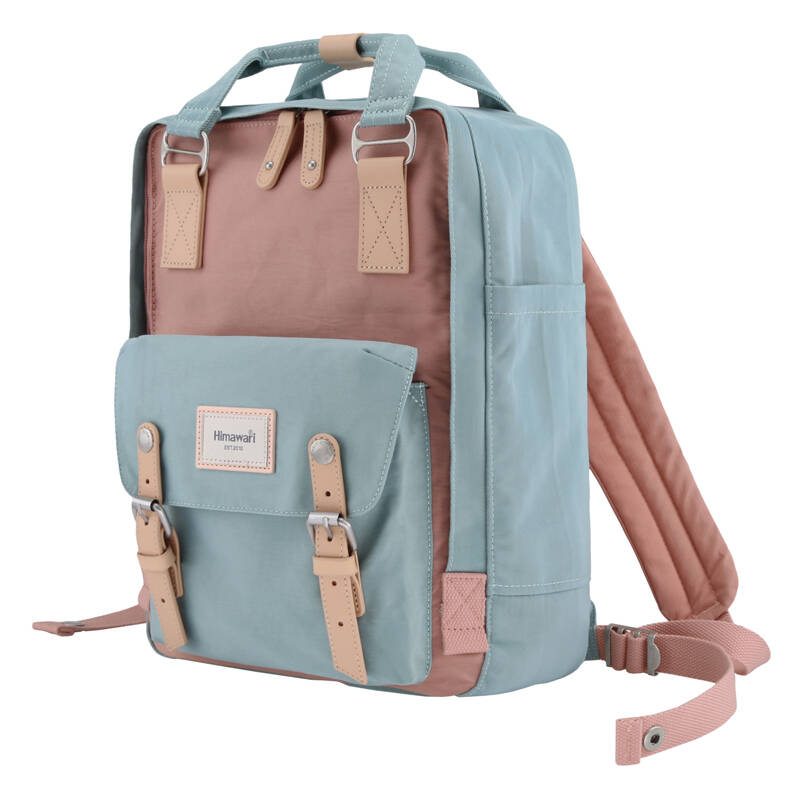 Himawari 188L-1 14'' laptop hátizsák Rózsaszín-kék 