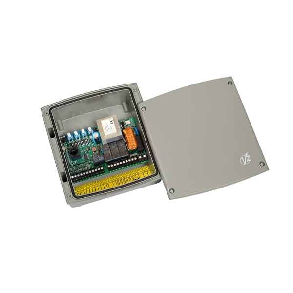 V2 FLEXY2 230 V-os analóg vezérlőegység nyíló- és tolókapukhoz beépített vevővel (433,92 MHz) V2 FLEXY2 230 V-os analóg vezérlőegység nyíló- és tolókapukhoz beépített vevővel (433,92 MHz)
