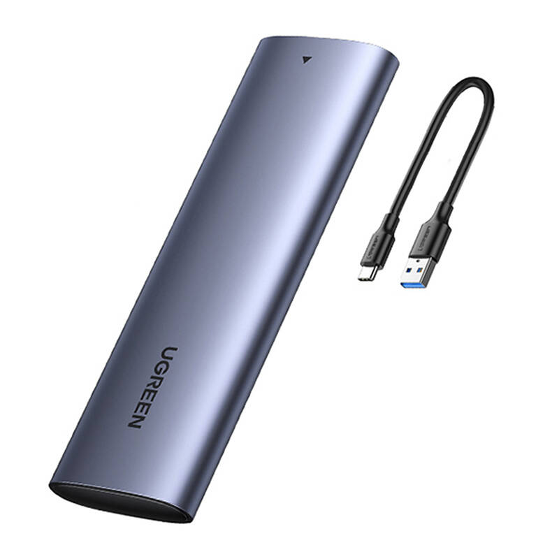 UGREEN CM400 M.2 B-Key merevlemez ház, NGFF, SATA (szürke)