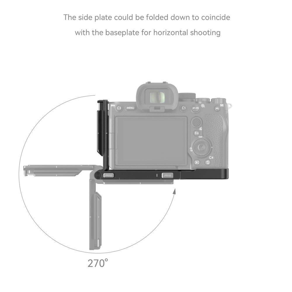 SMALLRIG Foldable L-Bracket for Sony A7RV/A7IV/A7SIII SMALLRIG Foldable L-Bracket for Sony A7RV/A7IV/A7SIII