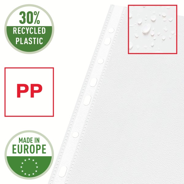 Esselte A4 narancsos 120mikron 25db lefűzhető genotherm