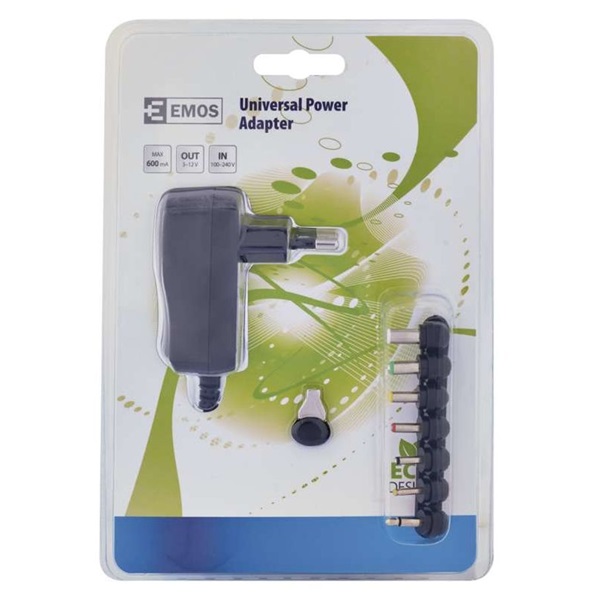 EMOS univerzális hálózati adapter 600mA (N3110)