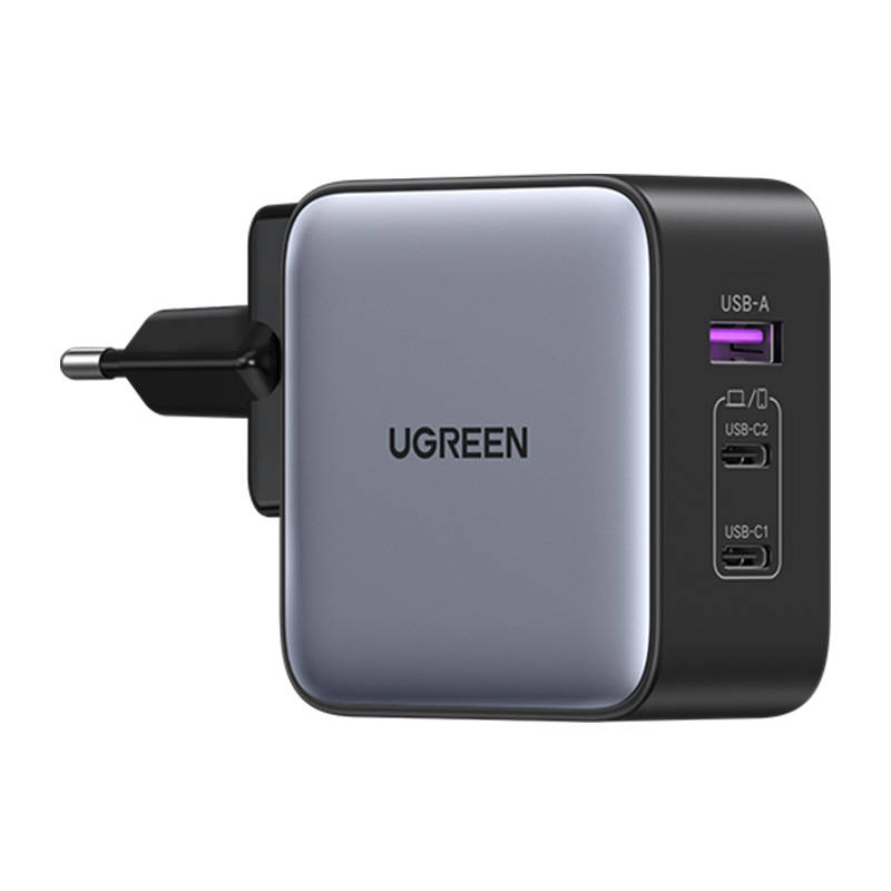 Ugreen Nexode Fali töltő, 2x USB-C + USB, 65W Ugreen Nexode Fali töltő, 2x USB-C + USB, 65W
