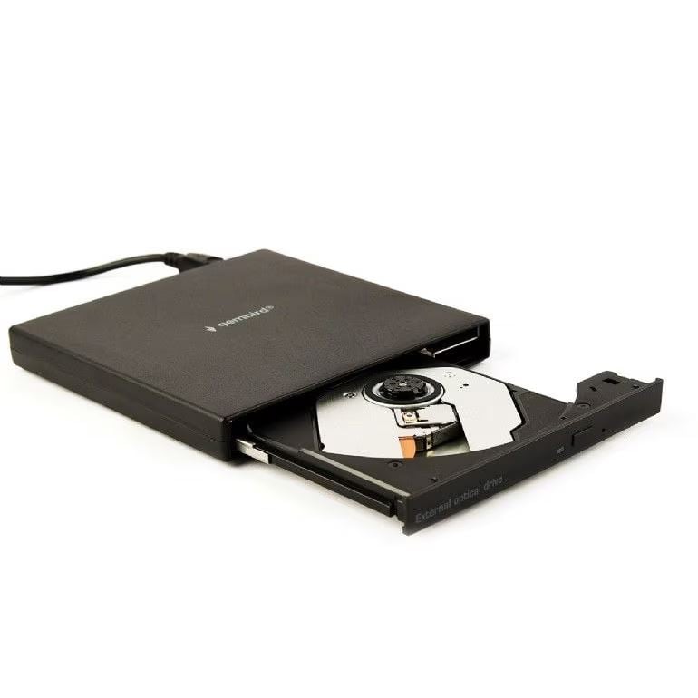 Gembird DVD-USB-04 Slim DVD-író  BOX Fekete