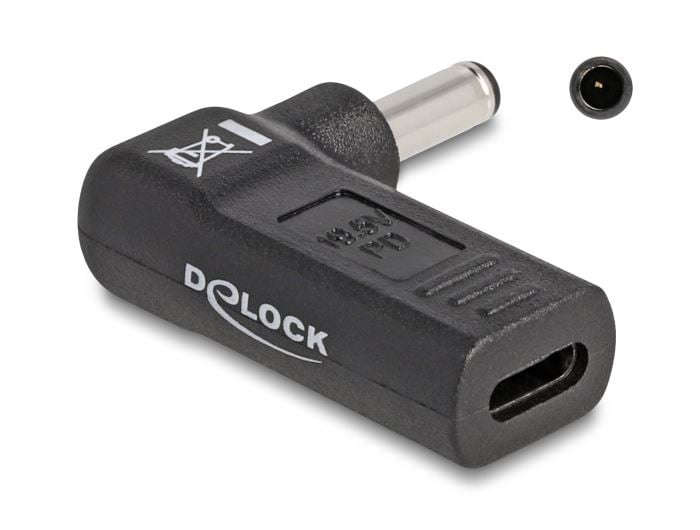 DeLock notebook töltő adapter USB-C - DELL 4.5x3mm (60007) DeLock notebook töltő adapter USB-C - DELL 4.5x3mm (60007)