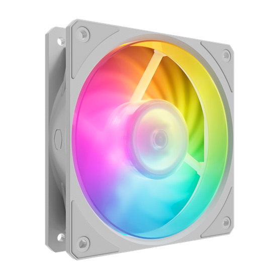 Cooler Master MFZ-M2DW-24NP2-R1 Case Fan 12cm Mobius 120P ARGB Hűtő ventilátor Fehér Cooler Master MFZ-M2DW-24NP2-R1 Case Fan 12cm Mobius 120P ARGB Hűtő ventilátor Fehér