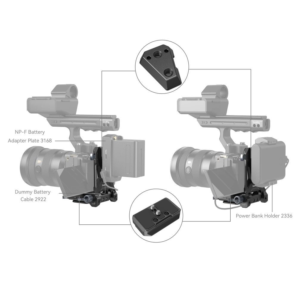 SMALLRIG Compact V-Mount Battery Mounting System SMALLRIG Compact V-Mount Battery Mounting System