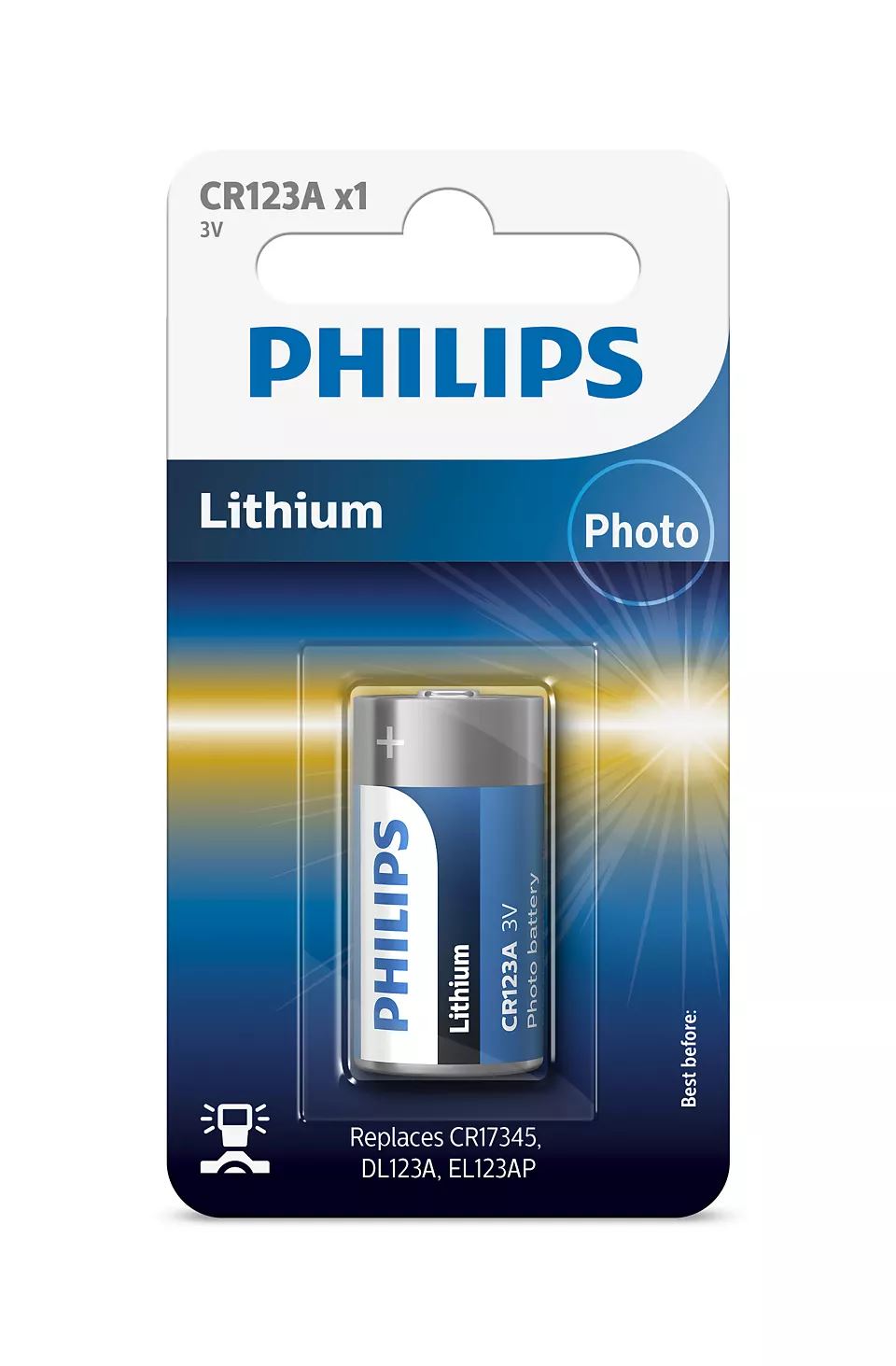 Philips Minicells CR123A/3V fotóelem (CR123A/01B)