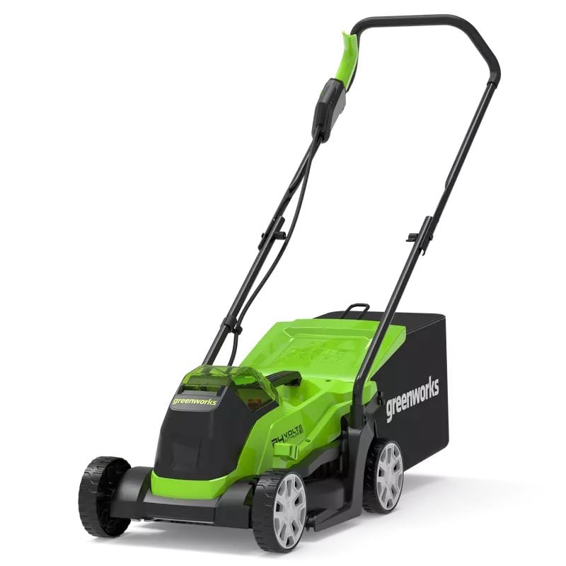 Greenworks GD24LM33 akkumulátoros fűnyíró 24V 33 cm, akku és töltő nélkül (2516107-GW)