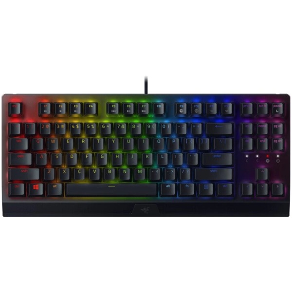 Razer BlackWidow V3 Tenkeyless Green Switch US billentyűzet fekete (RZ03-03490100-R3M1)