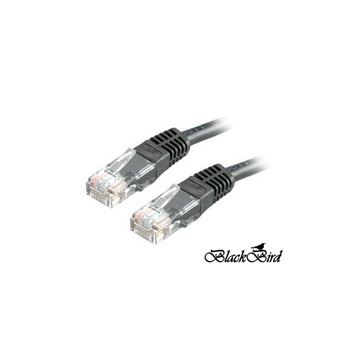 BLACKBIRD Kábel Patch UTP CAT.5E 2m Fekete (BH1222)