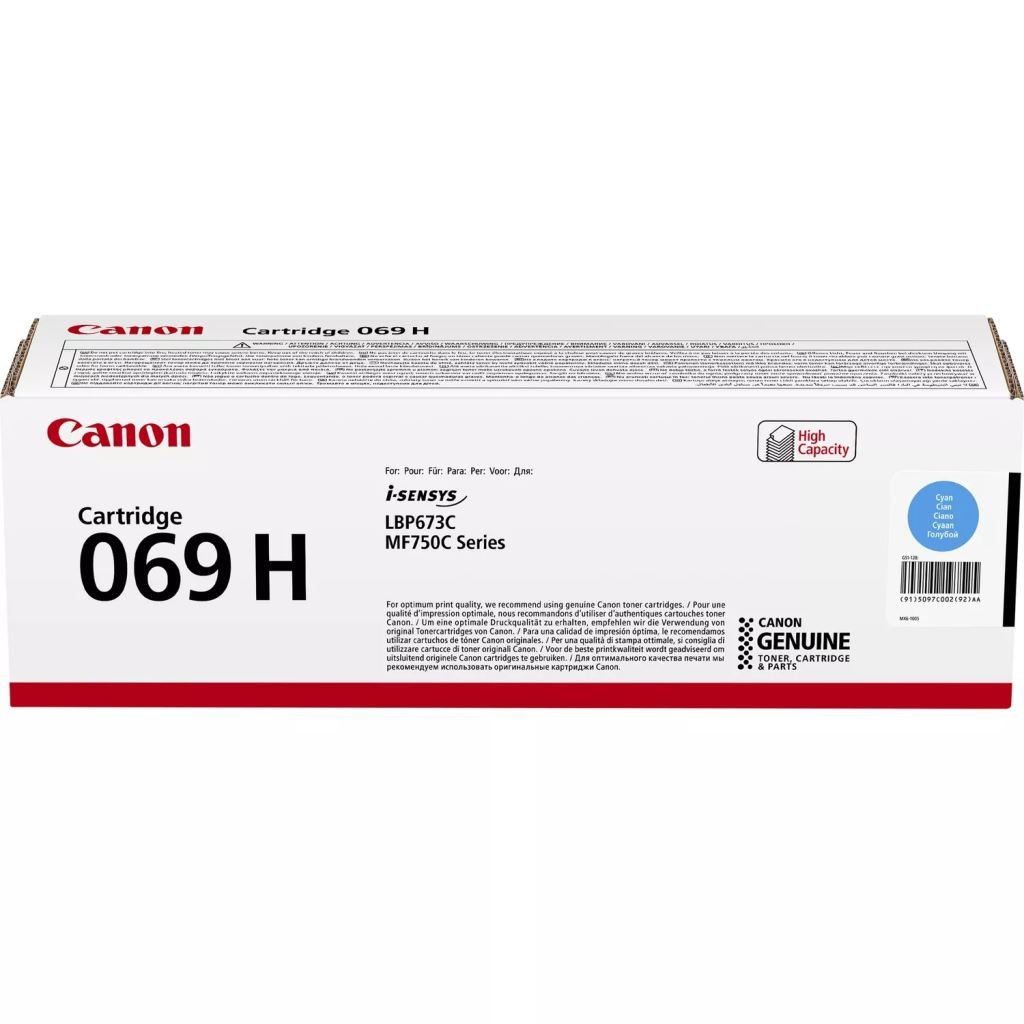 Canon CRG-069H Cián  eredeti toner  
