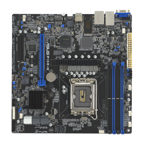 ASUS MB P13R-M LGA1700 Xeon E-24xx 4UDIMM DDR5 8xSATA iKVM mATX Szerver  alaplap