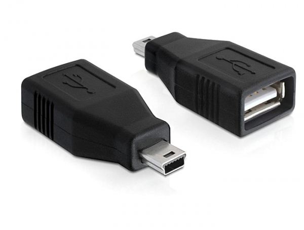Delock DL65277 USB 2.0-A female -> mini USB male adapter Delock DL65277 USB 2.0-A female -> mini USB male adapter