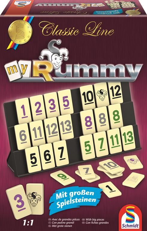 Schmidt Classic Line Rummy, Nagy játéklapkákkal