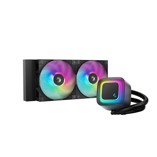 DeepCool LE240 V2 max 31,6dB max. 128,93 m3/h 2x12cm A-RGB LED CPU Water Cooler DeepCool LE240 V2 max 31,6dB max. 128,93 m3/h 2x12cm A-RGB LED CPU Water Cooler