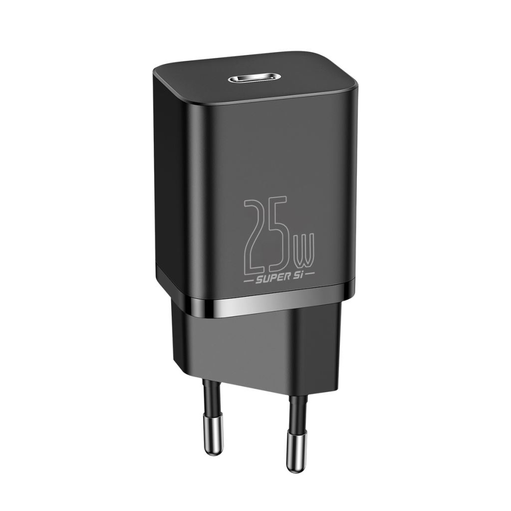 Baseus Super Si  gyors töltő, 1C 25W, fekete (CCSP020101)