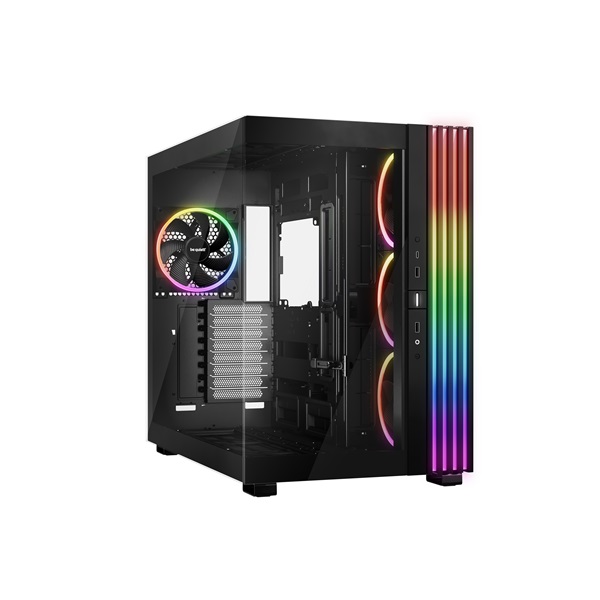 Be Quiet! LIGHT BASE 900 FX Black ATX edzett üveg oldallap Számítógépház   fekete 