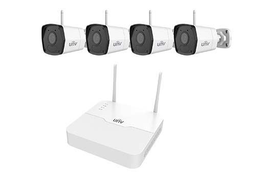 Uniview gyári 2MP-es 4 kamerás WiFi-s csomag (1db NVR és 4db WiFi-s csőkamera 4mm fix objektívvel, mikrofonnal) Uniview gyári 2MP-es 4 kamerás WiFi-s csomag (1db NVR és 4db WiFi-s csőkamera 4mm fix objektívvel, mikrofonnal)