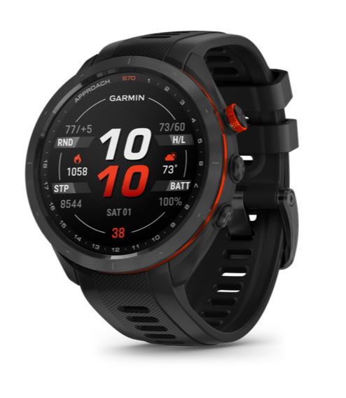 Garmin Approach S70 okosóra (47mm) fekete kerámia fekete szilikon szíjjal (010-02746-12) Garmin Approach S70 okosóra (47mm) fekete kerámia fekete szilikon szíjjal (010-02746-12)