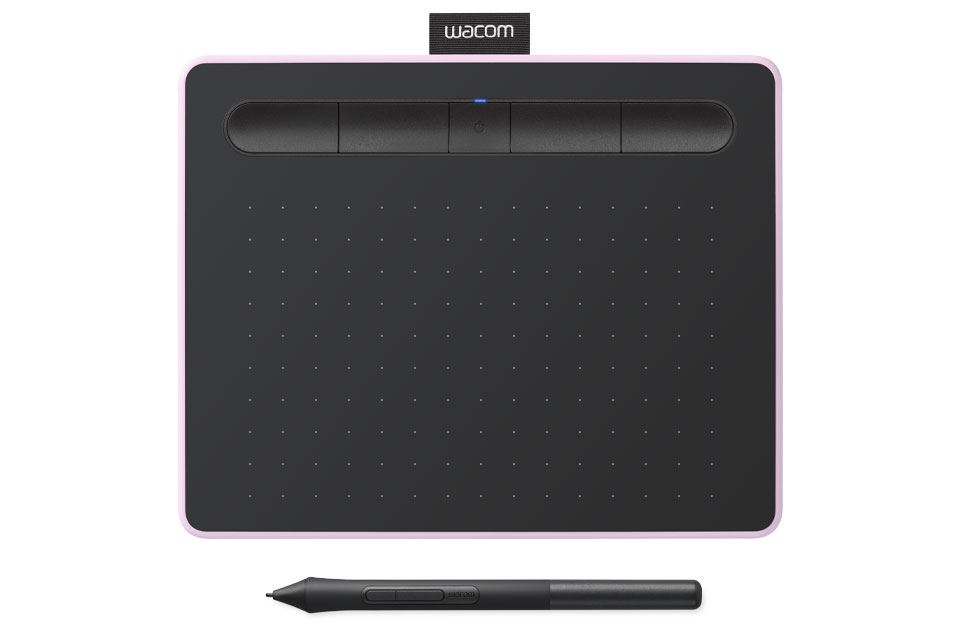 Wacom Intuos S Bluetooth Berry digitális rajztábla rózsaszín (CTL-4100WLP-N)