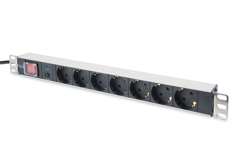 Digitus hálózati elosztó 1U 19" 7db aljzatt aluminium C13 2m (DN-95403) Digitus hálózati elosztó 1U 19" 7db aljzatt aluminium C13 2m (DN-95403)