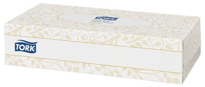 Tork Premium kozmetikai kendő 100 lapos fehér (140280)