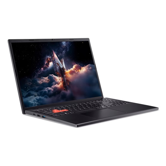Acer Nitro Lite NL16-71G-51UK  16" WUXGA IPS  Ultra 5 210H 16GB 512GB SSD NVIDIA GeForce RTX 4050 6GB Windows® 11 Notebook Mély palafekete